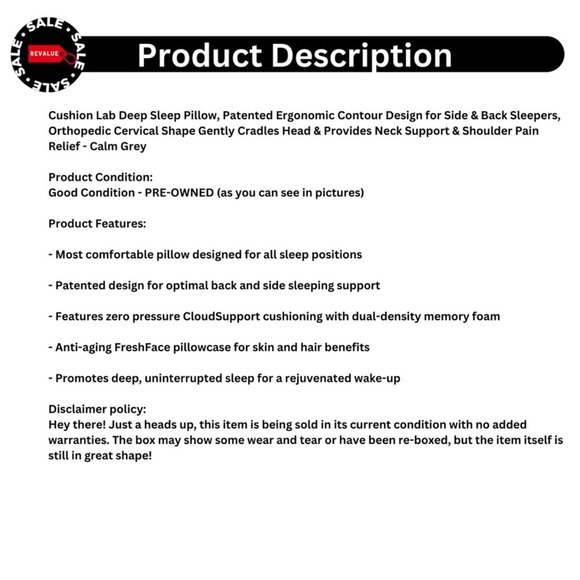 Cushion Lab Luxurious Contour Pillow - Picture 2 of 4